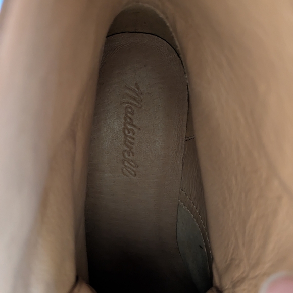Madewell The Patti Lace-up Boot In English Saddle Leather, Size 10, EUC - Picture 12 of 14